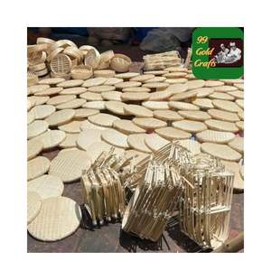 CESTA PLANA DE BAMBÚ TRADICIONAL TEJIDA A MANO VIETNAMITA CESTA DE BAMBÚ ECOLÓGICA EN FORMA DE CACEROLA PRODUCTOS DE BAMBÚ DE TAMAÑO PERSONALIZADO - Product Image 1