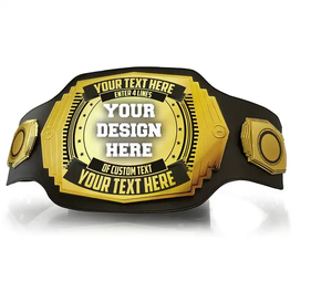 Cinturones de Campeonato Personalizados al por Mayor para Boxeo, Lucha Libre, Jiu-Jitsu, Karate, Peso Pesado, SAMMY WEARS, Forro de Cuero PU, Cintura Alta - Product Image 2