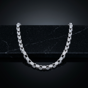 สร้อยคอแฟชั่นแบบเลเยอร์ เงินแท้ 925 ลาย Cuban Link ช่วยเพิ่มสไตล์ของคุณอย่างง่ายดาย - Product Image 6