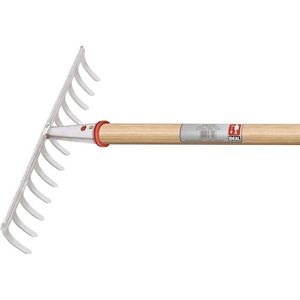 IDEAL 428 mm <b>Garden</b> Rake with 16 Conical Socket Tines Hand <b>Tool</b> Without Handle - Product Image 1