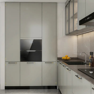 Armoires <span class=keywords><strong>de</strong></span> cuisine en bois massif laquées haute brillance sur mesure, meubles <span class=keywords><strong>de</strong></span> cuisine modernes - Product Image 6