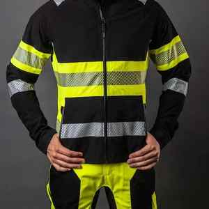Veste imperméable réfléchissante haute visibilité de sécurité professionnelle toutes les tailles vestes de sécurité imperméables hautes de sécurité extérieures - Product Image 6