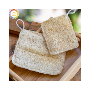 ฟองน้ำใยบวบย่อยสลายได้ สำหรับล้างจาน อุปกรณ์ครัวจากพืชธรรมชาติ ปราศจากพลาสติก แผ่นขัดทำความสะอาด จำหน่ายจำนวนมาก - Product Image 1