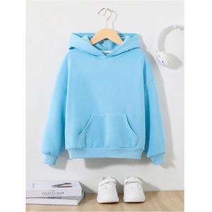 El MEJOR PRECIO DE LAS MUJERES 100% algodón de punto de invierno de manga larga hombro inclinado cuello impreso cómodo pulóver con capucha frente - Product Image 6