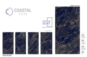 กระเบื้องพอร์ซเลน600X1200mm มันวาวสูงดีไซน์ทันสมัยสำหรับใช้ภายในห้องน้ำดีไซน์แบบมาร์เทล - Product Image 6