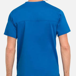 ชุดยูนิฟอร์มผ้าแคนวาสสำหรับพยาบาลและแพทย์ ใส่สบาย ยืดหยุ่น ระบายอากาศดี คอวี แขนสั้น กางเกงจ็อกเกอร์ - Product Image 4