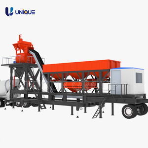 Hydraulic Lifting Mobile Batch ing Plant Neuankömmling Kleine tragbare Transport beton anlage zum Verkauf - Product Image 2