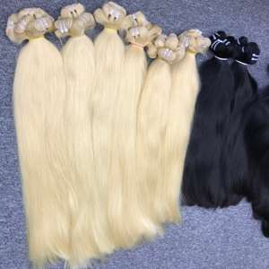 เครื่องต่อผมดิบแบบเวียดนามสีบลอนด์ธรรมชาติ100% 100% ผมมนุษย์แท้แบบคู่ - Product Image 4