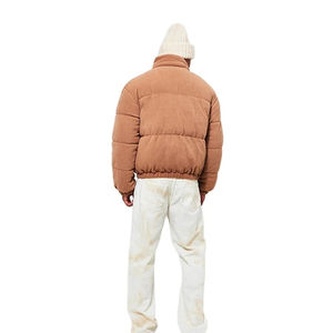 Vestes matelassées d'hiver unisexes OEM, personnalisables, design streetwear tendance, vêtements d'extérieur formels simples, fournisseur en gros - Product Image 3