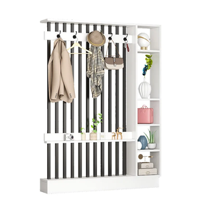 Meuble de séparation d'entrée pour salon, armoire de rangement sur pied pour petits espaces, meuble de séparation moderne et minimaliste pour l'entrée de la maison - Product Image 5
