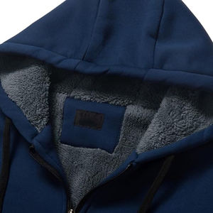 OEM Custom Logo Fluffy Faux Fur Hoodies Sweatshirts Oversized Thick Pullover Sweater Heavyweight <b>Sherpa</b> <b>Fleece</b> <b>Hoodie</b> for <b>Men</b> - Product Image 2