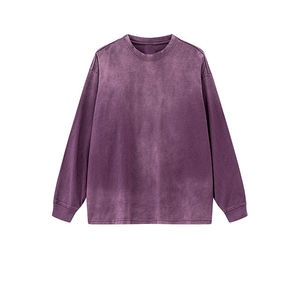 Productos de tela de la mejor calidad Sudadera de lavado con agua Básicos Mezcla de algodón Mejor diseño Sudaderas de lavado con agua de alta calidad - Product Image 5