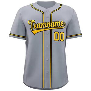 Uniforme de baseball de style vente en gros avec logo imprimé pour équipe maillot de baseball personnalisé et uni avec broderie personnalisée - Product Image 3