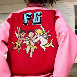 Logotipo personalizado apliques Chenille bordado béisbol lana mezcla Letterman Varsity chaqueta con mangas de cuero fabricante - Product Image 3