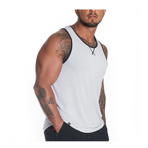 Camisetas de Tirantes Personalizadas para Hombre, para Fitness, Antiencogimiento, 100% Poliéster, Transpirables, de Secado Rápido, con Logotipo Personalizado en Color Sublimado - Product Image 5