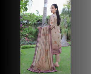 Colección de lujo de Ssumaira BIN HAMEED RIMSHIKA, Trajes cosidos para mujer, camisa de césped bordada con estampado Digital, indio pakistaní - Product Image 2