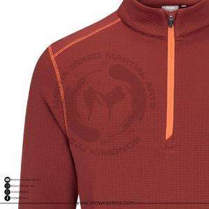 Sweat-shirt à demi-zip unisexe Mawra OEM de haute qualité pour l'hiver, en coton 100% à séchage rapide, brodé, pour l'entraînement en plein air - Product Image 3