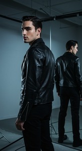 Meilleure vente Veste en cuir lourde et respirante pour hommes Vêtements de sport coupe-vent en cuir véritable à bas prix pour motos - Product Image 2