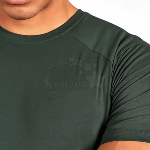 Camiseta cómoda de gimnasio para hombre, camiseta de entrenamiento transpirable de secado rápido para entrenamiento físico y ropa deportiva, camiseta de gimnasio para hombre - Product Image 4