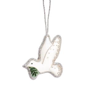 Adorno Textil Bordado a Mano con Diseño de Aves, Estilo Zari, Hecho en India, para Decoración Festiva, Regalos y Exportación - Product Image 2