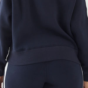 Sudadera Moderna con Raya Lateral para Mujer, Mangas Largas y Diseño de Logotipo Personalizado 2026, Textura Suave y Sensación Cómoda - Product Image 6