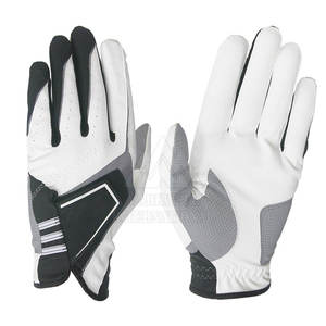 Meilleurs gants de golf de haute qualité respirants tout temps en cuir véritable pour hommes pour les mains, les sports et l'extérieur. - Product Image 1