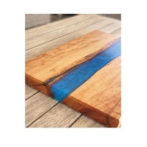 Tabla de cortar de madera maciza de Acacia creativa, tabla de cortar con logotipo personalizado de forma redonda, tabla de cortar duradera con forma de mango múltiple - Product Image 6