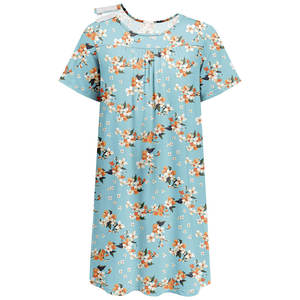 Robe médicale imprimée pour patient d'hôpital |   Robe de patient confortable et personnalisée pour clinique médicale, logo personnalisé - Product Image 1