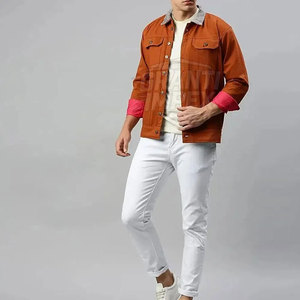 Regular Fit <b>Men</b> <b>Denim</b> <b>Jacket</b> Casual Use Lightweight Outdoor Streetwear Winter <b>Jacket</b> <b>For</b> <b>Men</b> - Product Image 5