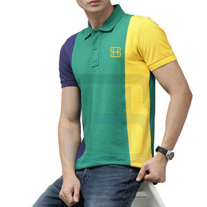 Nuevo diseño de camisetas polo de gran tamaño para hombre 100% algodón cuello redondo de secado rápido y patrón estampado ligero hecho en Pakistán - Product Image 3