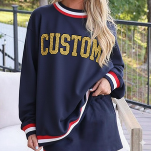 Tùy Chỉnh Chất Lượng Cao Phụ Nữ Rắn Mùa Đông Giản Dị Mock Cổ Cộng Với Kích Thước Polyester/Cotton Heavyweight Sang Trọng Trống Phía Trước Logo - Product Image 6