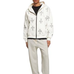 Sweats à capuche unisexe zippés, vêtements de rue 100% coton respirant, design personnalisé, sweat à capuche grande taille pour hommes, prix bon marché - Product Image 3