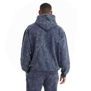 Nuevo Conjunto Deportivo para Hombre con Lavado Ácido, Invierno, Casual, 100% Algodón, Felpa, Transpirable - Product Image 3