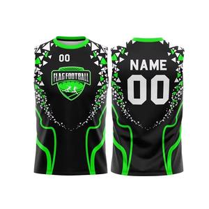 Uniforme de football américain 7 contre 7 personnalisé professionnel, respirant, léger, sans manches, couleur et logo personnalisables - Product Image 5