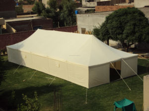 Carpa de Lona Impermeable Verde para Campamento, con Estructura de Aluminio, para Invierno, de Gran Tamaño, Tipo Hospital de Campaña, Personalizable, Venta al por Mayor - Product Image 3