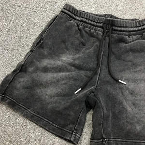 Shorts pour hommes à séchage rapide, effet délavé à l'acide |   Tissu respirant et léger |   Fabricant direct |   À vendre |   Vente en gros OEM - Product Image 3