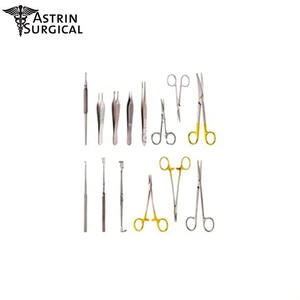 Kit Quirúrgico Básico Acero 14 Piezas Manual MOL Certificado para Cirugía General - Product Image 1