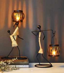 โมเดิร์นเทียนอาหารค่ําตกแต่งบ้านหลายสีเรียวเทียนเซรามิคเรียวเชิงเทียนเชิงเทียนผู้ถือ - Product Image 3