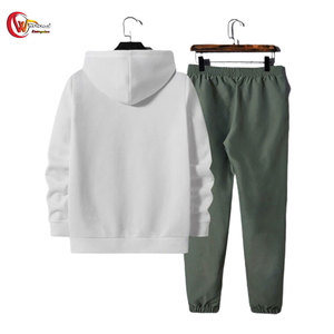 Survêtement d'hiver décontracté pour homme, à manches longues, avec doublure polaire respirante et écologique, marque privée, vente en gros OEM - Product Image 2