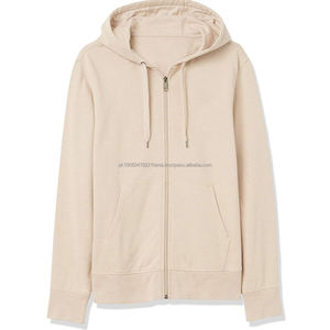 Nouveau Style en vrac 2 pièces 100% coton polaire fermeture éclair hommes sweats à capuche 2025 automne hiver vêtements de rue - Product Image 5