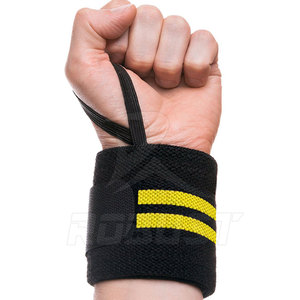 Bandes de poignet en néoprène avec logo personnalisé pour l'entraînement en salle de sport, la musculation, durables, confortables, résistantes à l'usure, de haute qualité - Product Image 4