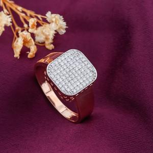 แหวนเพชรโมอิสซาไนต์เงินแท้ 925 คุณภาพพรีเมียม สำหรับงานหมั้นและงานแต่งงาน มีจำหน่ายในราคาส่งออกจากอินเดีย - Product Image 4