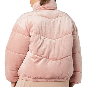 Blousons bombardiers High Street à la mode pour femmes de haute qualité personnalisables 100% Nylon Polyester pour l'hiver blanc personnalisable - Product Image 5