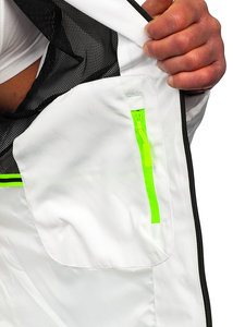 High Quality Canvas <b>Puffer</b> <b>Jacket</b> <b>Men</b> Letter Breathable Latest Streetwear Design Stand Collar Customized Color Wholesale Factory - Product Image 5
