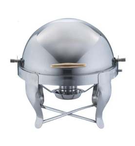 Le plus récent plat de service plaqué argent avec couvercle pour la maison Restaurants et ustensiles de cuisine plats de service décor plat de service couleur argent - Product Image 3