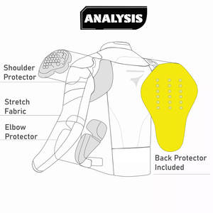 <b>Mens</b> <b>Waterproof</b> & Windproof Textile Motorbike <b>Suit</b> with Adjustable CE Armor - Product Image 5