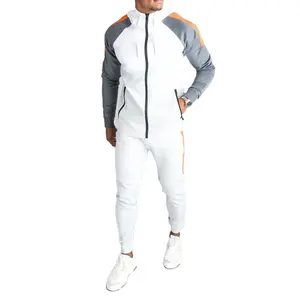 100% Baumwolle Herren Trainings anzug Custom Jogger Set Private Label Blank Jogging Trainings anzug Herren Hoodies & Sweatshirts