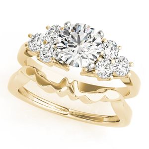 ชุดเจ้าสาวหินเจ็ดชิ้นประดับเพชรทรงกลมสำหรับผู้หญิง/ผู้หญิง - Product Image 3