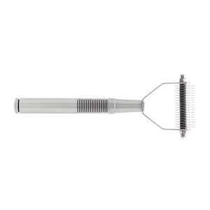 Peignes de démêlage professionnels double face Chiens Chats Peigne à poils d'animaux en acier inoxydable personnalisé - Product Image 5