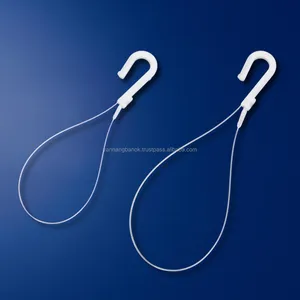 Material de nailon, ganchos Lox de tamaño de 23cm de Japón, sujetadores de cuerda con fácil fijación para productos, uso de ropa, 2000 unids/caja - Product Image 1